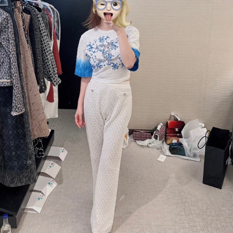Chanel Knit Long Pant