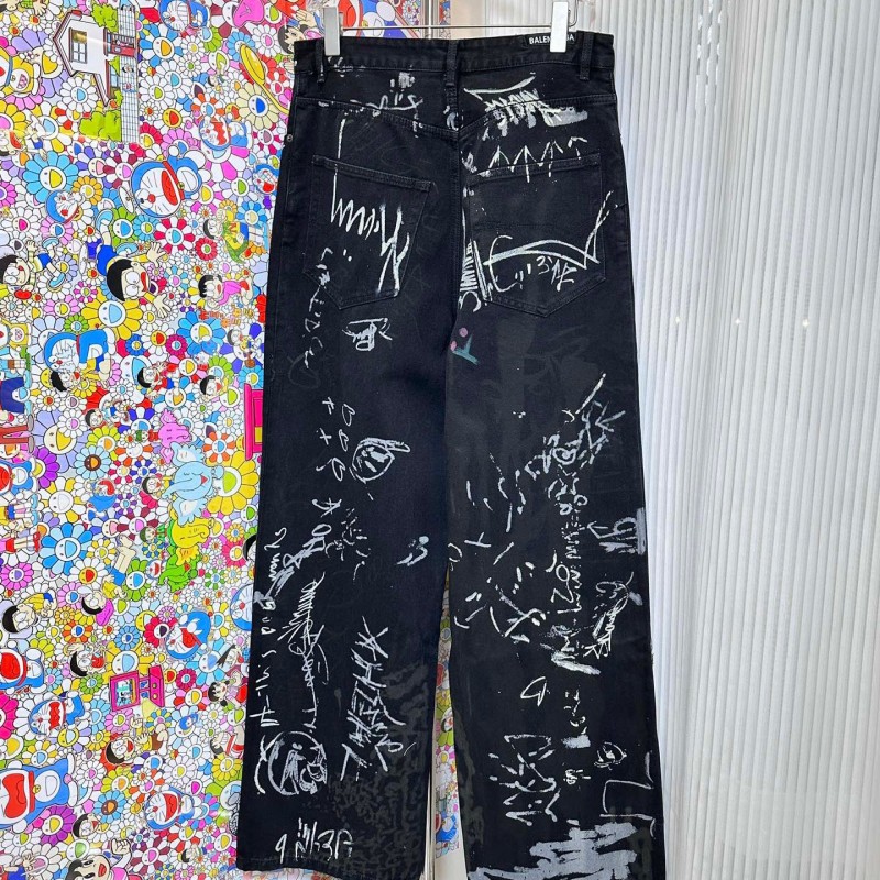 Balenciaga Unisex Jeans Long Pants