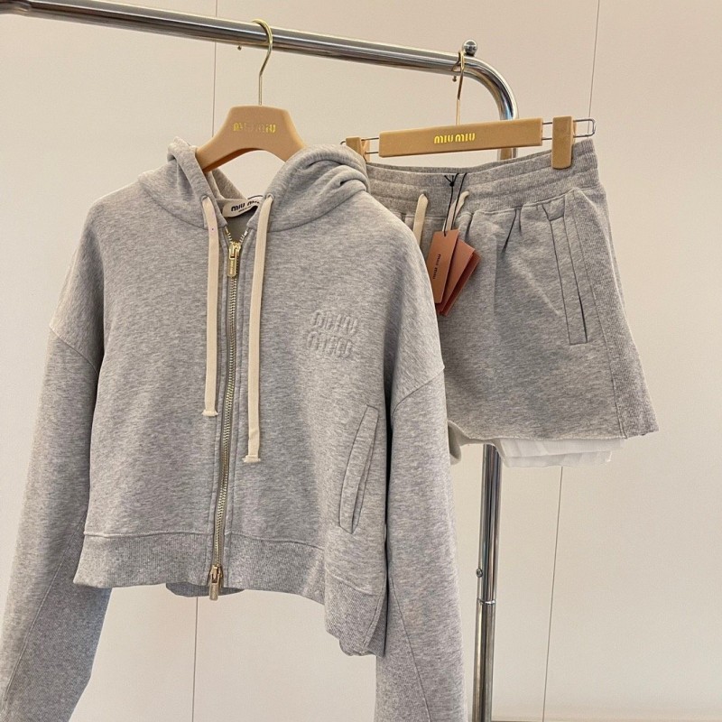 MiuMiu Jacket & Shorts Set