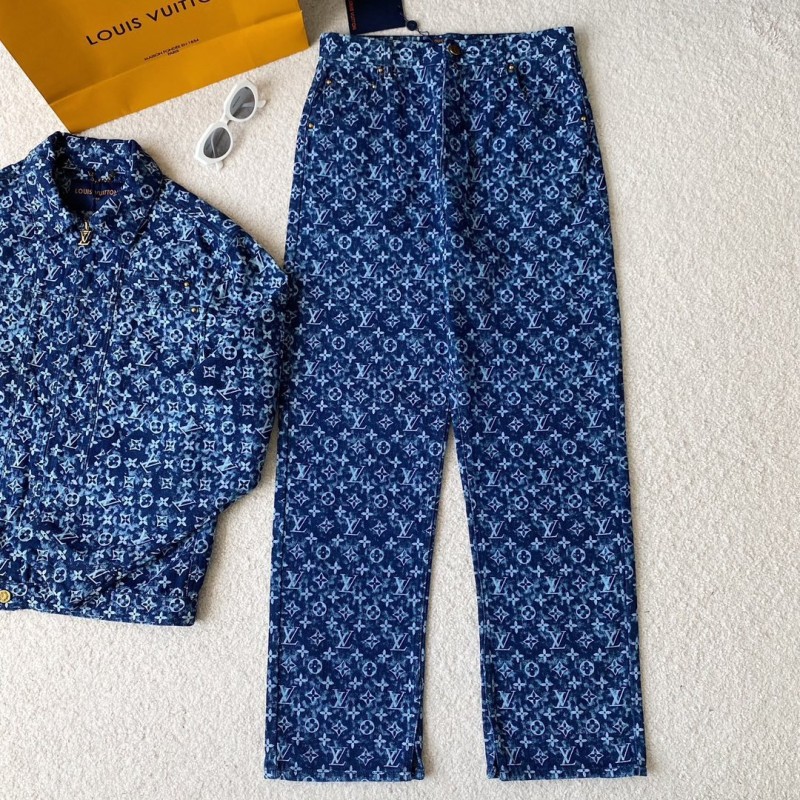 LV Unisex Denim Jacket 