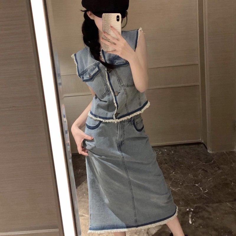Prada Denim Vest & Dress