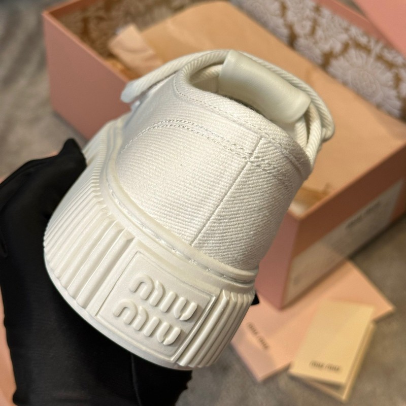 MiuMiu Canvas Shoe