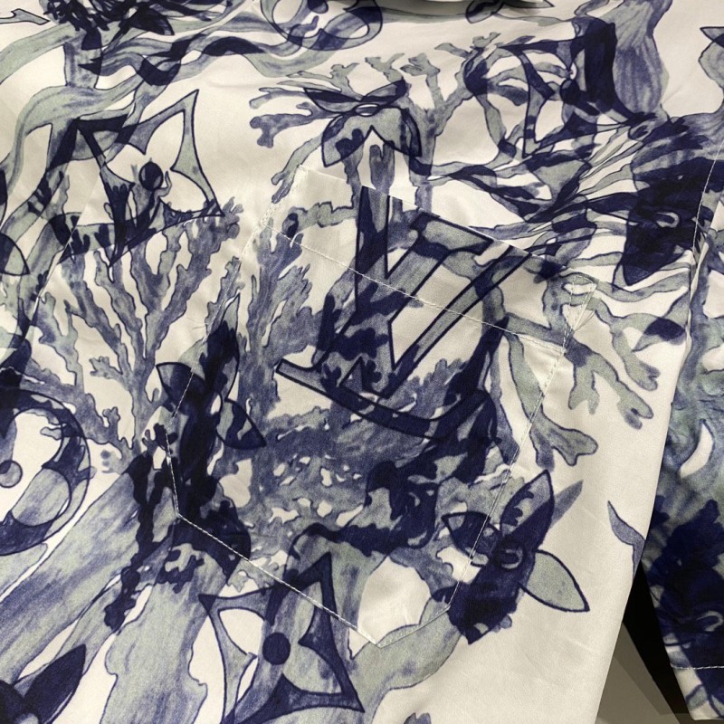 LV Unisex Casual Beach Shorts & Shirt