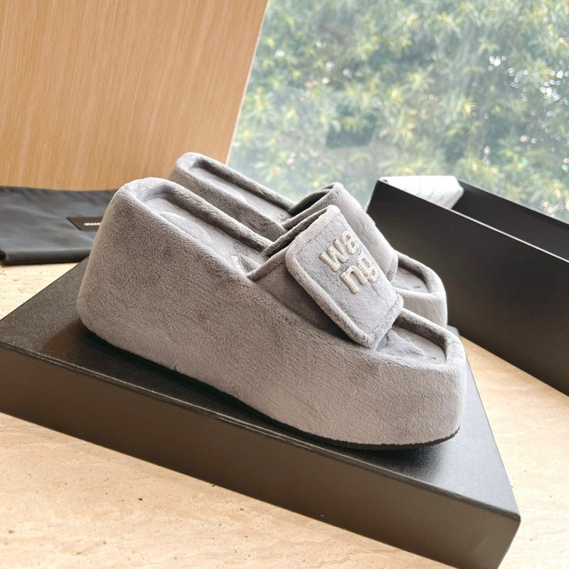 Alexander Wang Platform Slippers