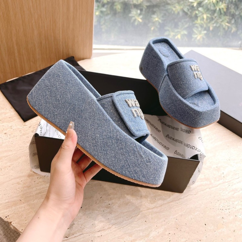 Alexander Wang Platform Slippers
