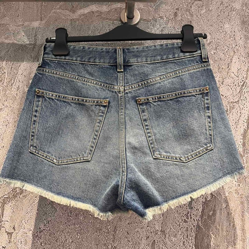 LV Denim Shorts