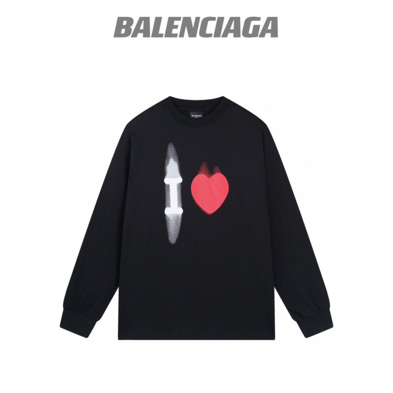 Balenciaga Unisex Long Sleeves Tee
