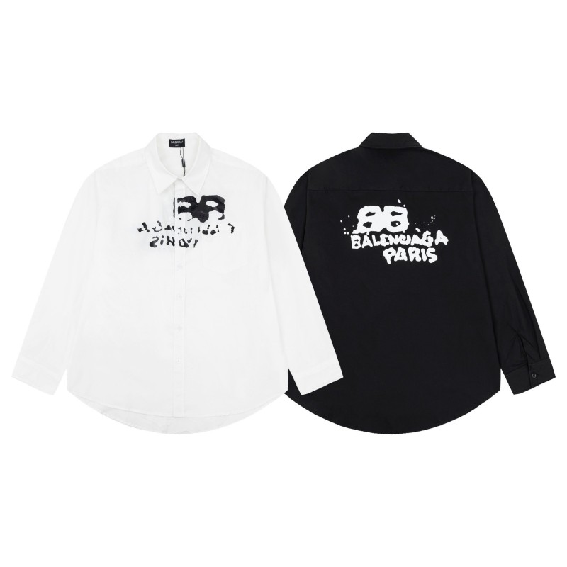 Balenciaga Unisex Long Sleeves Shirts 