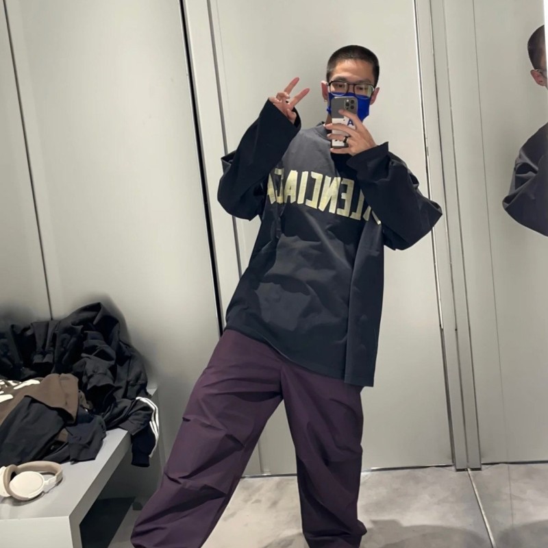 Balenciaga Unisex Long Sleeves Tee