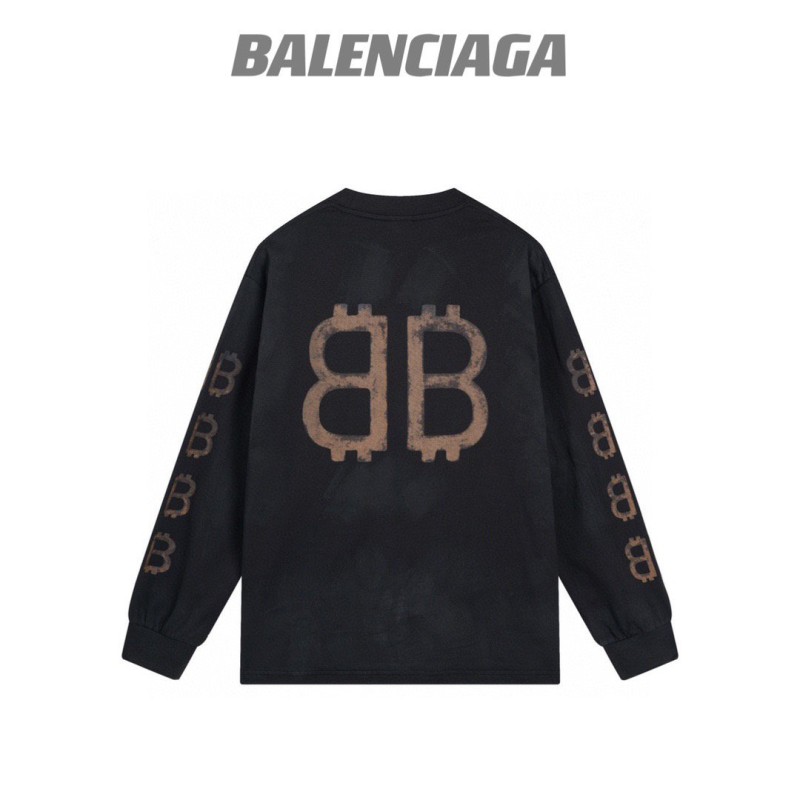 Balenciaga Unisex Long Sleeves Tee
