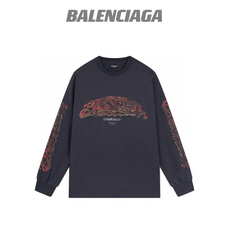 Balenciaga Unisex Long Sleeves Tee