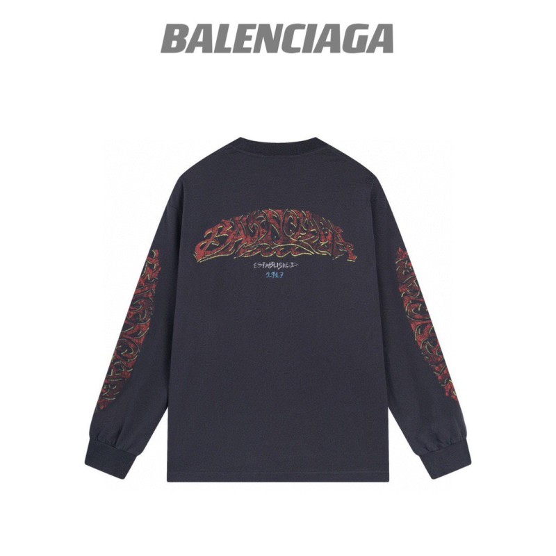 Balenciaga Unisex Long Sleeves Tee