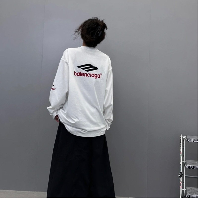Balenciaga Unisex Long Sleeves Tee