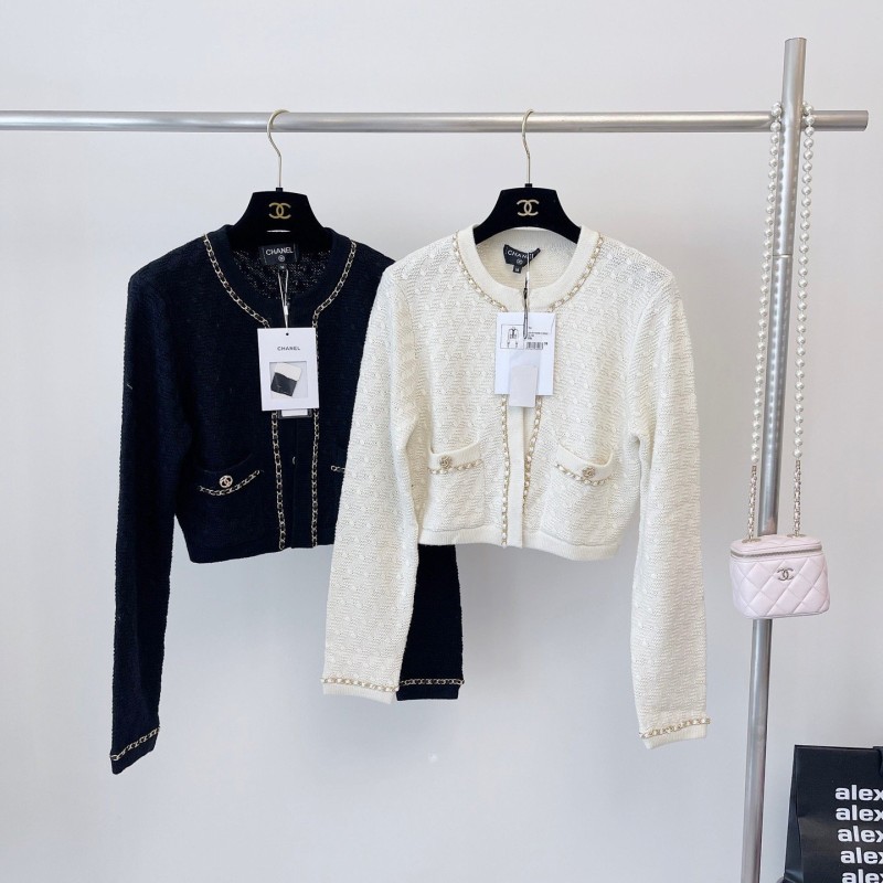Chanel Cashmere Knit Blouse