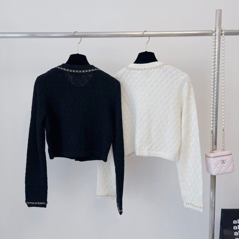 Chanel Cashmere Knit Blouse