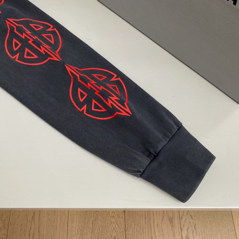 Balenciaga Unisex Long Sleeves Tee