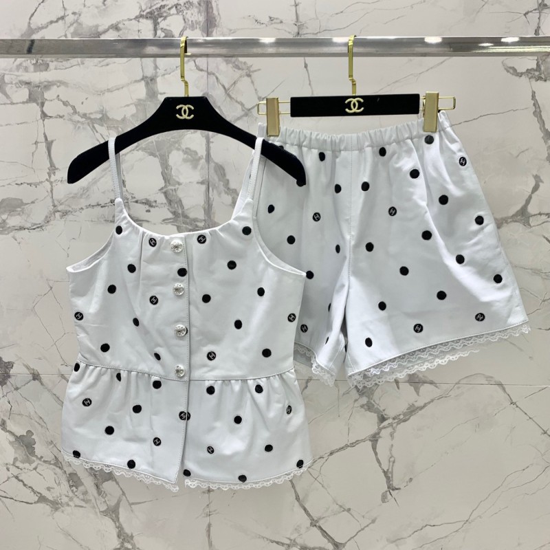 Chanel Leather Camisole Tops