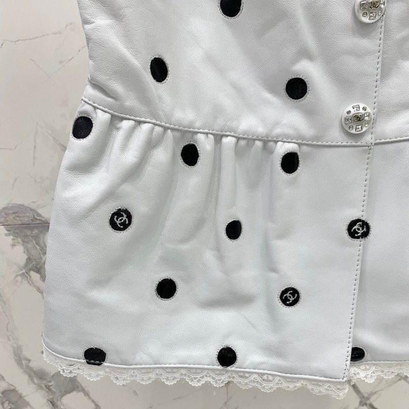 Chanel Leather Camisole Tops