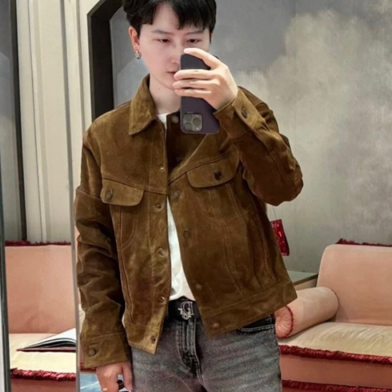 YSL Unisex Suede Jacket
