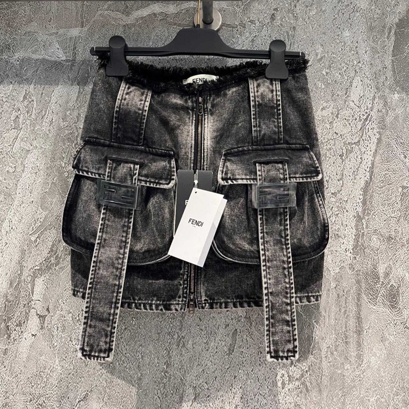 Fendi Denim Skirt