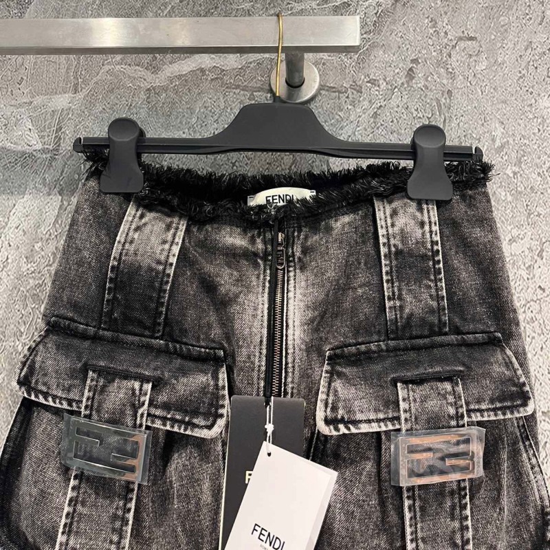 Fendi Denim Skirt