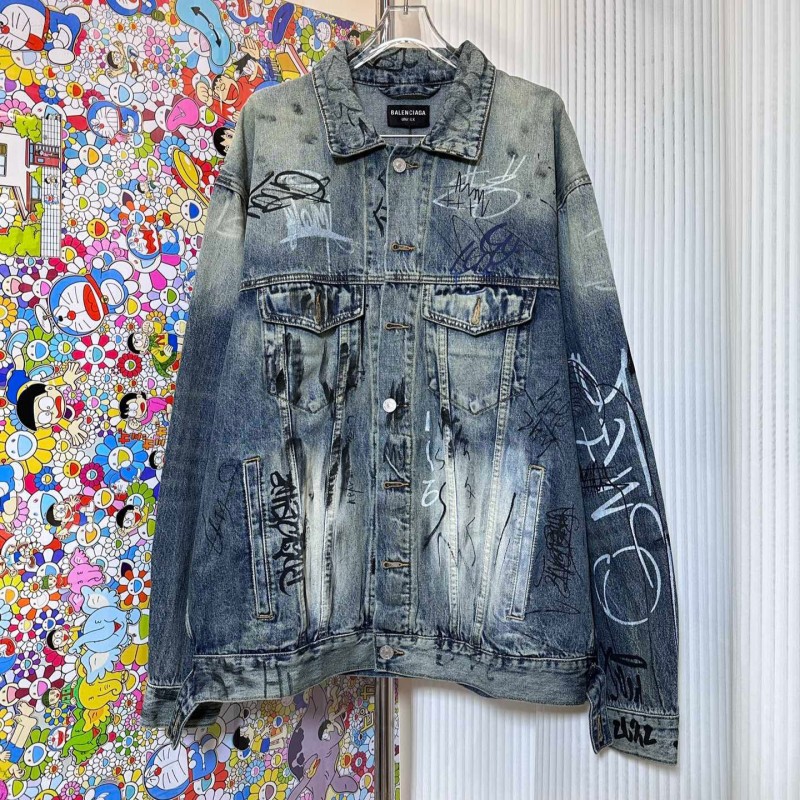 Balenciaga Unisex Jeans Jacket