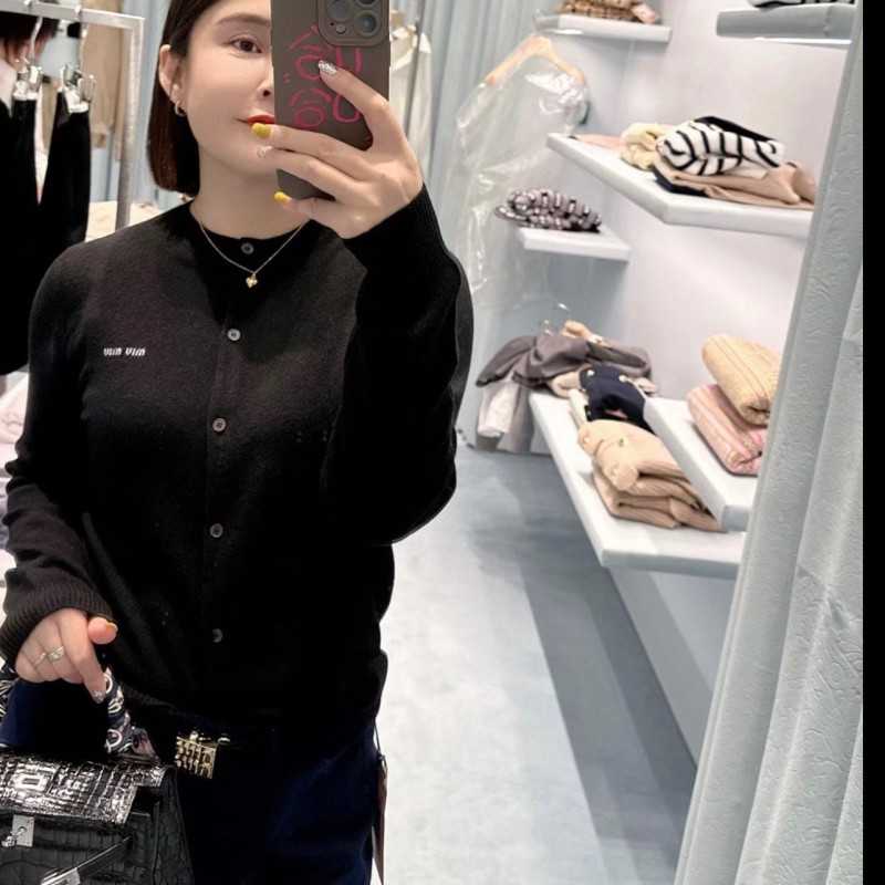MiuMiu Cashmere Knit Cardigan