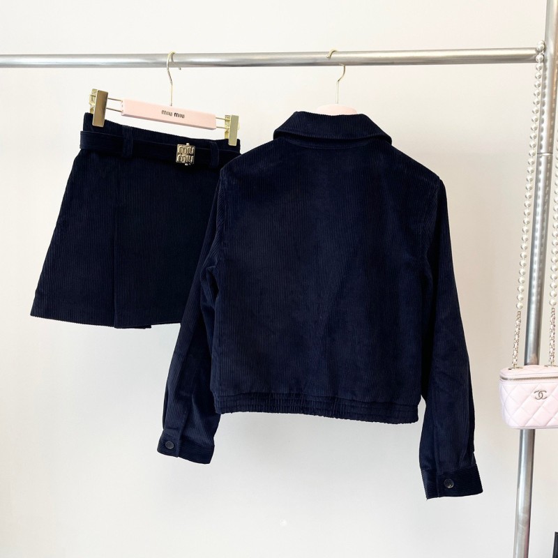 MiuMiu Corduroy Jacket & Skirt