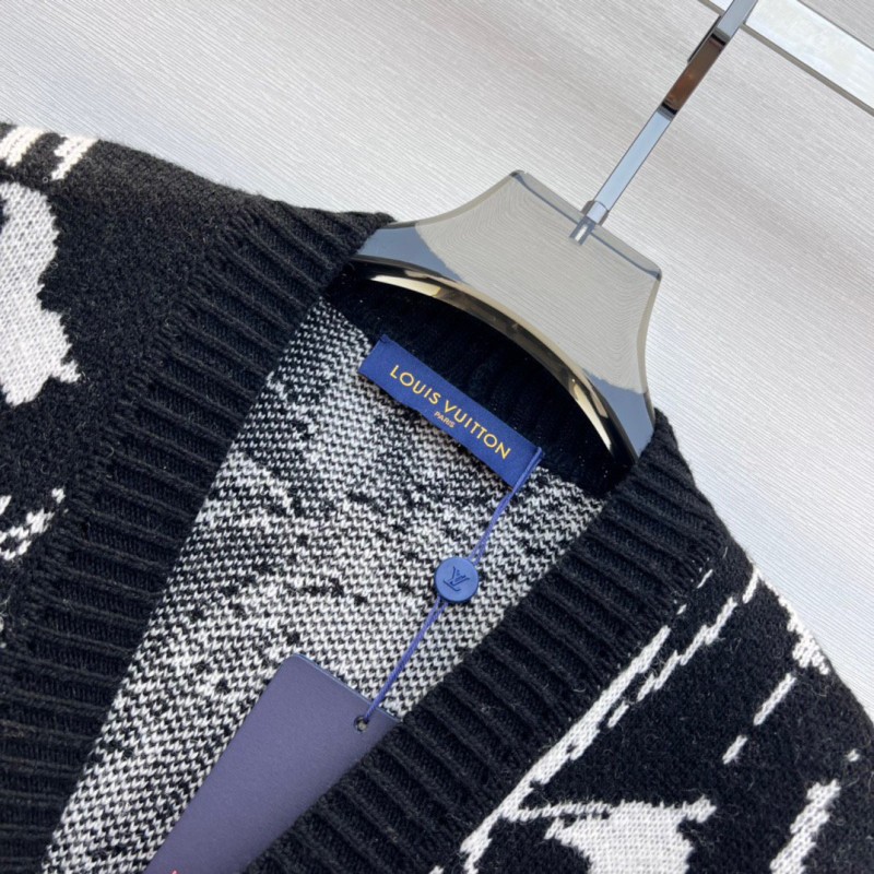 LV Knit Cardigan Sweater