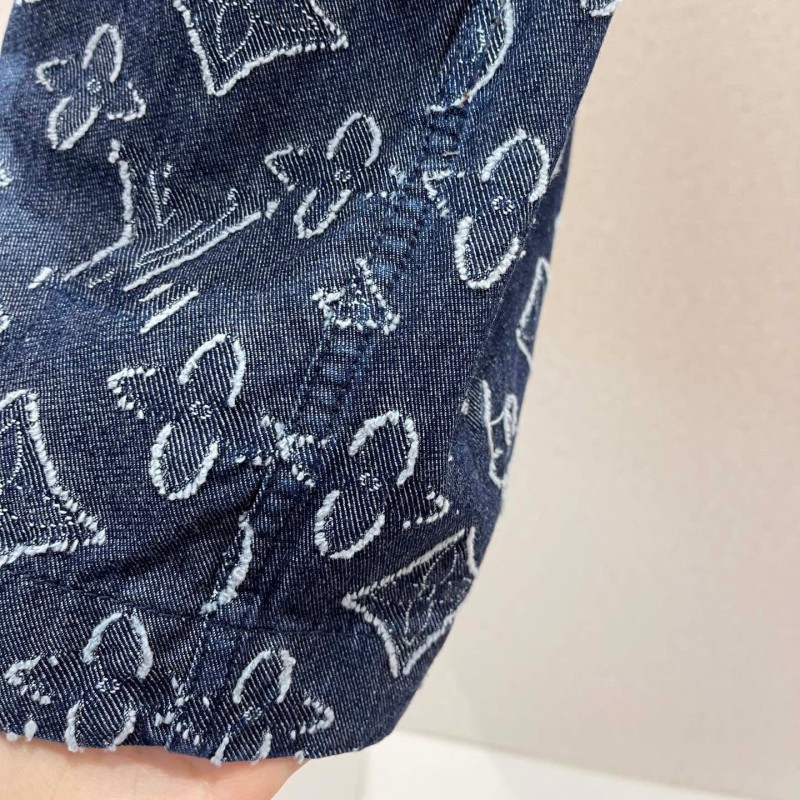 LV Unisex Denim Blouse