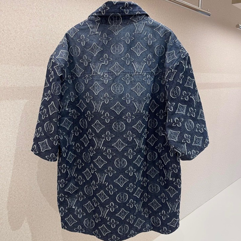 LV Unisex Denim Blouse