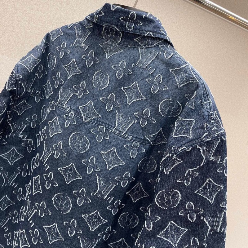 LV Unisex Denim Blouse