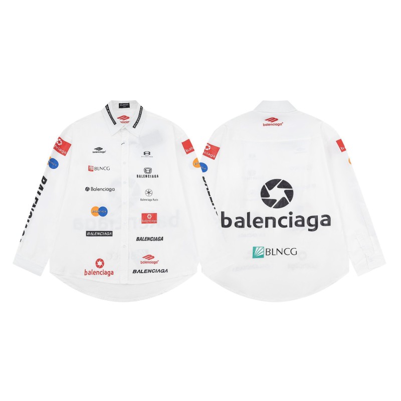 Balenciaga Unisex Long Sleeves Shirt