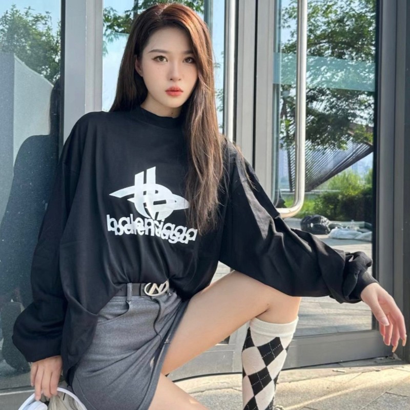 Balenciaga Unisex Long Sleeves Tee
