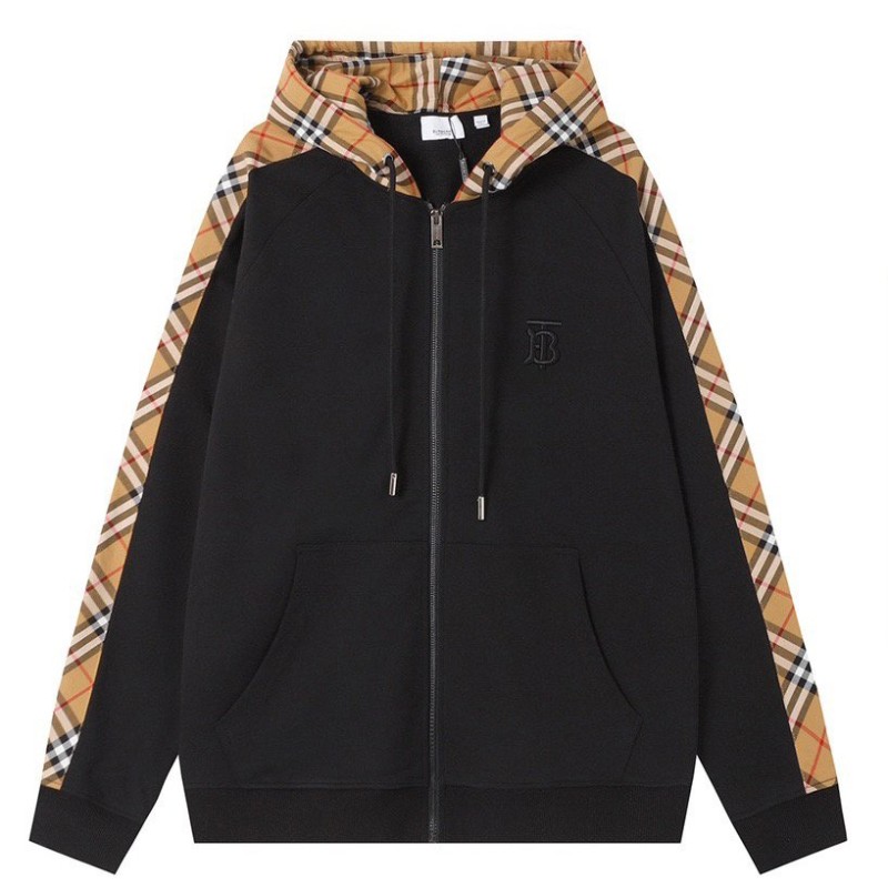 Burberry Unisex Zipper Sweatshirt 