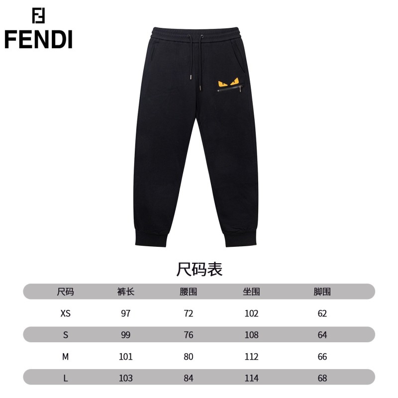 Fendi Unisex Sweatpants 