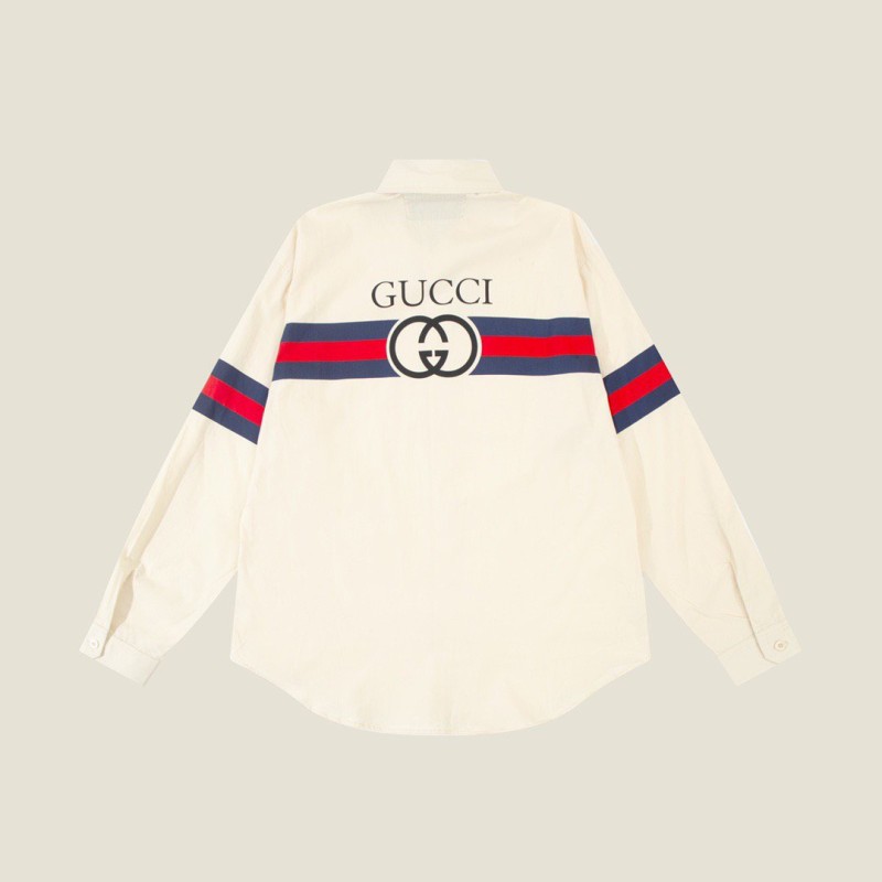 Gucci Unisex Long Sleeves Shirt