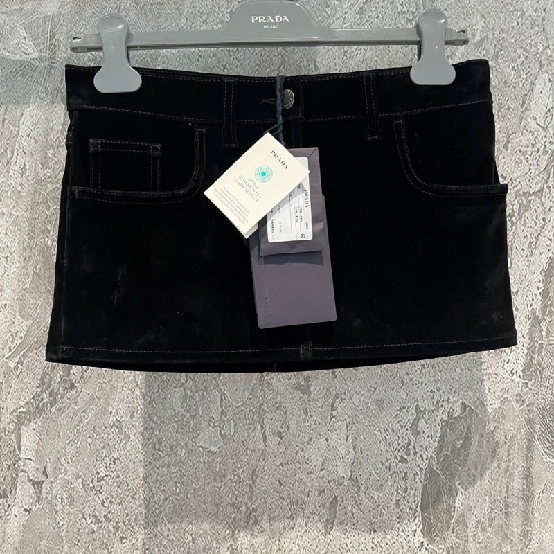 Prada Velvet Skirt