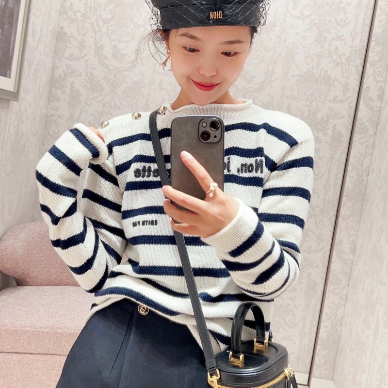 Dior Shoulder Buckle Sweater