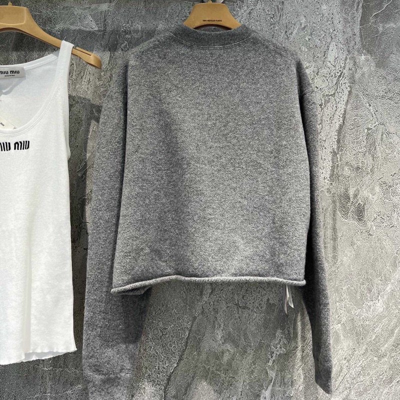 MiuMiu Wool Shirt & Shorts Set