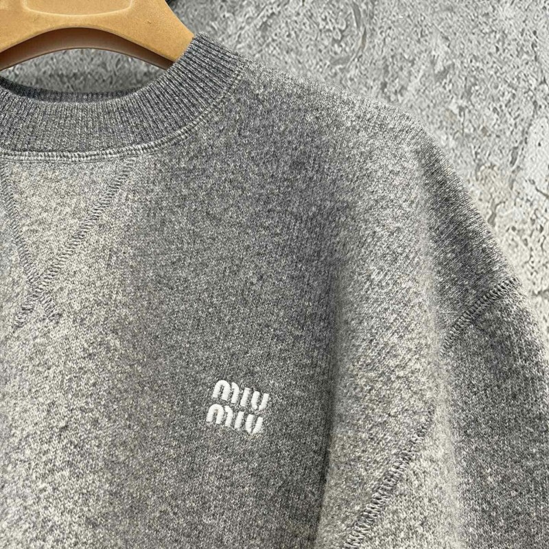 MiuMiu Wool Shirt & Shorts Set