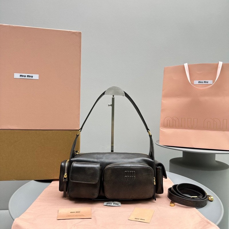 MiuMiu Nappa Pocket Hobo