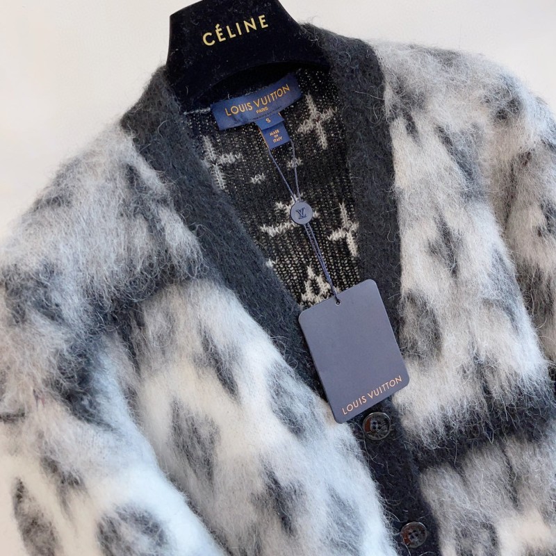LV Unisex Mohair Cardigan