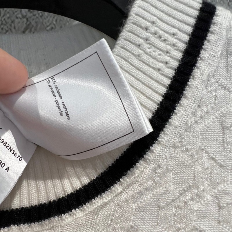 Chanel Knit Long Sleeves Shirt