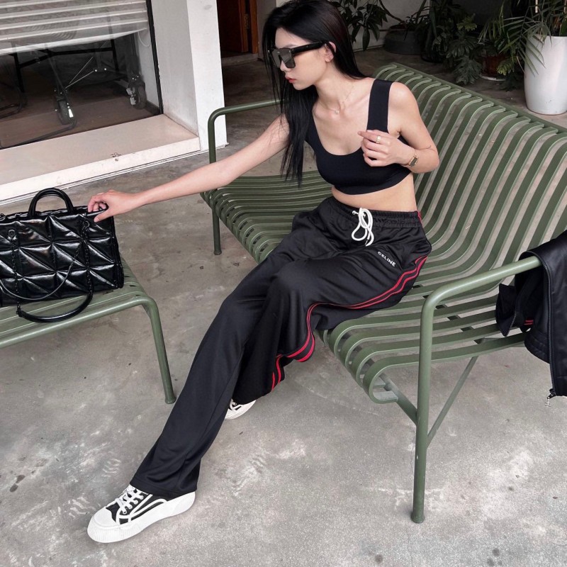 Celine Unisex Sport Long Pants