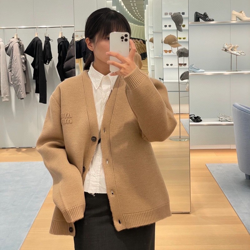 MiuMiu Cashmere Knit Cardigan