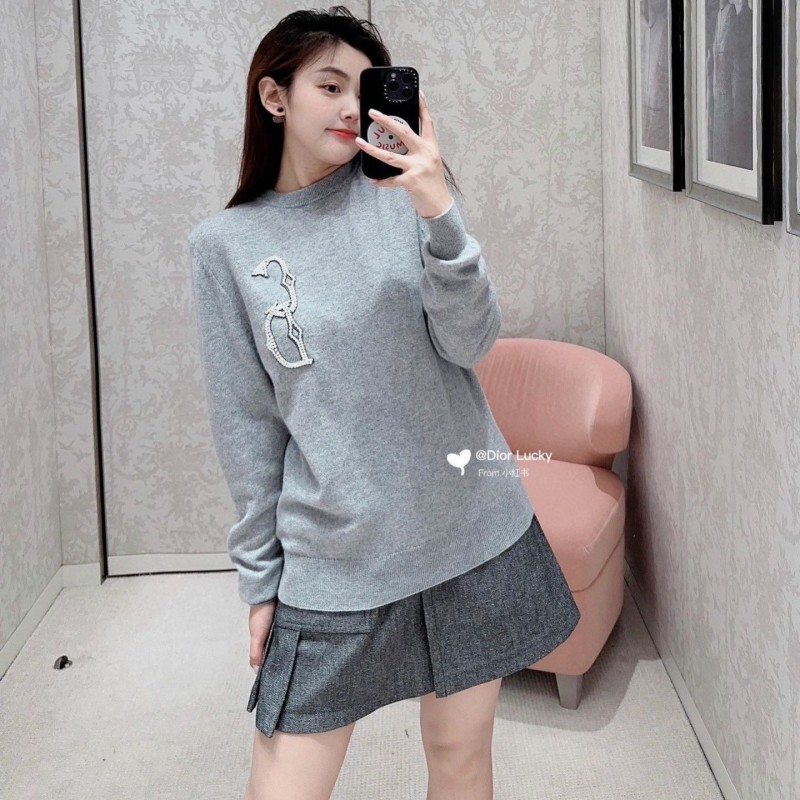 Dior Unisex Knit Wool Shirt