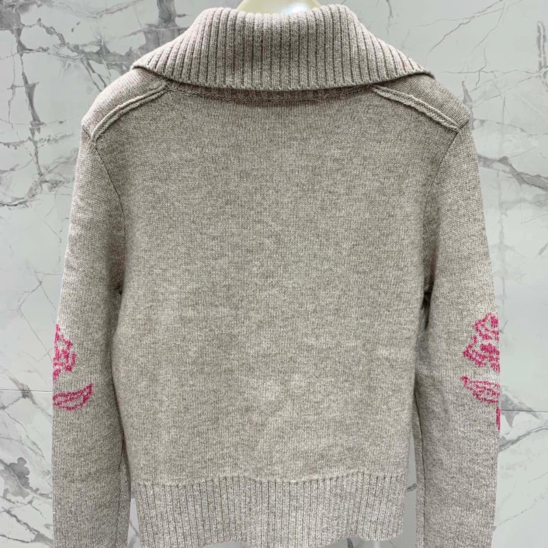 Burberry Knit Zipper Cardigan
