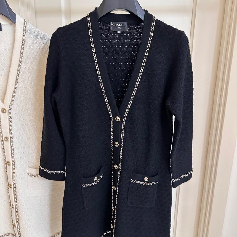 Chanel Cashmere Shirt Dress