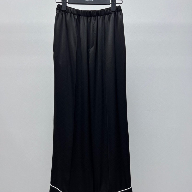 Prada Silk Shirt & Pants Set